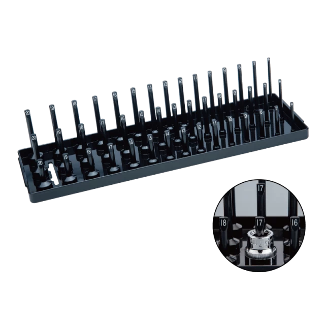 STR1331-3/8-inch DR. Super Master 3 Row Socket Tray